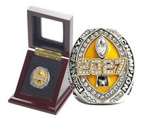 HYKJSHED Prix du Gagnant de la Ligue de vitrine de Bague de Football Fantasy 2027(Yellow,14)