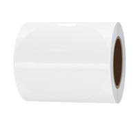 Hylabelest Étiquettes rondes transparentes en PET 7,6 cm