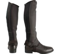 HyLAND demi-chaps pour adultes, combinaison cuir synthétique BZ1454 (L) (Marron)