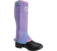 HyLAND Enfants Amara demi-chaps Zeddy, tricolore BZ1131 (L) (Lavande/Pétrole/Rose)