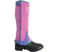 HyLAND Enfants Amara demi-chaps Zeddy, tricolore BZ1131 (XL) (Rose/bleu cobalt/turquoise)