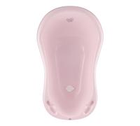 Hylat Baby Hug Me Rose Baignoire Bébé avec bouchon - Certificat TÜV Rheinland - stable et confortable, idéale pour nouveau-nés et bébés jusqu'à 12 mois - Bain Bebe Enfant - Collection Lite