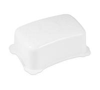 Hylat Baby Tabouret marchepied Enfant - Stable, ne Glisse Pas, léger - pour Un Enfant de 3 Ans, Peut Soutenir jusqu'à 40 kg Environ, Motif:Yeti - Blanc