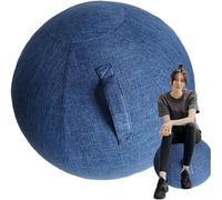 HYLDM Housse de Protection pour Ballon de Gymnastique Bureau Anti-Taches Résistant Anti-dérapant pour Grossesse Fitness Yoga pour Ballon de Gymnastique (Bleu,85cm)