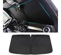 HYLGY Pare Soleil Voiture pour BMW X1 F48 2015 2016 2017 2018 2019, Pare Soleil Anti UV, Pare Soleil De Fenêtre Avant De Voiture Parechaleur Intérieurs