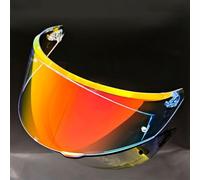 HYLGY Visiere Casque Moto pour AGV New Version K3 (Not Applicable to XXL Size), Protection UV, Visière Teintée Anti-Rayures de Remplacement, Lentille de Protection de Style,Normal-C Aurora Red