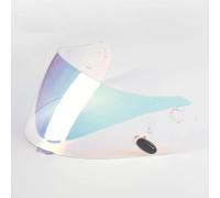 HYLGY Visiere Casque Moto pour HJ-09 CL-16 CL-17 TR-1 CS-R3 CS-15 CL-St CL-SP, Protection UV, Visière Teintée Anti-Rayures de Remplacement, Lentille de Protection de Style,Normal-F Aurora Red