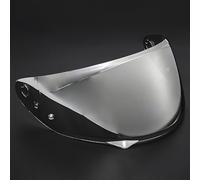 HYLGY Visiere Casque Moto pour HJC HJ34P C10, Protection UV, Visière Teintée Anti-Rayures de Remplacement, Lentille de Protection de Style,Normal-A Aurora Silver