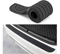 HYLLYP 1 pièce Autocollant de Coffre de Voiture pour VW Passat B9 2024 2025 R-Line, Autocollant de seuil de Porte en Caoutchouc, Résistant aux Rayures et Protecteur,90 * 7