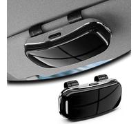 HYLLYP 1 Pièce Étui à Lunettes de Voiture Adapté pour Citroen Ds7 DS 7 Crossback 2018-2023, Support Lunettes de Soleil Intérieur Rangement Pratique Organisateur Noir