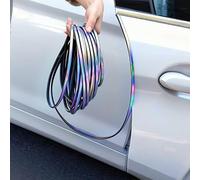 HYLLYP 1 Pièce Protection Portiere Voiture Adapté pour MG ZS Hybrid+ (2024-2026), Bande de Protection Galvanisé Anti-Collision PVC Baguette Anti-Rayure,10M