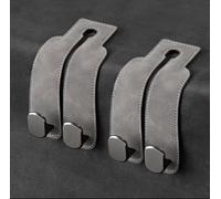 HYLLYP 2 crochets pour dossier de siège de voiture pour Jeep Wrangler JL JK 2008-2023, Accessoires d'Organisation,Pour Sacs à Main et Sacs,Grey