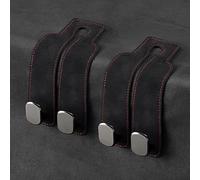 HYLLYP 2 crochets pour dossier de siège de voiture pour Volkswagen VW Taos 2022-2025 2026, Accessoires d'Organisation,Pour Sacs à Main et Sacs,Black