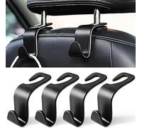 HYLLYP 4 crochets pour dossier de siège de voiture pour Hyundai Bayon I 2021-2024, Accessoires d'Organisation,Pour Sacs à Main et Sacs