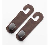 HYLLYP 4 crochets pour dossier de siège de voiture pour Hyundai i10 (III) 2019-2023, Accessoires d'Organisation,Pour Sacs à Main et Sacs, brown