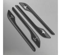 HYLLYP 8 PCS pour Tesla Model Y Juniper 2025 Ensembles Film de Protection Poignée de Porte Voiture Résine Époxy Transparente de Autocollant Auto-adhésif Anti-Rayures Résistant,Black