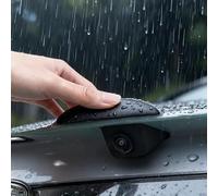 HYLLYP Protecteur Anti Pluie pour Caméra de Recul Voiture pour Ford S Max 2006-2020 2021 2022 2023 2024 2025, Protection pour Caméra De Recul, Installation Facile,Black