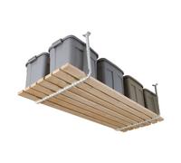 HyLoft 80842-10 Kit de support de rangement réglable de plafond pour garage Blanc 83,8 x 86,4 cm