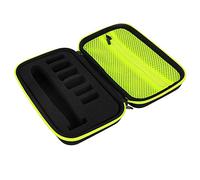 Hylotele Étui Portable Rigide de Rangement Fleuret pour Rasoir, EVA Tondeuse électrique Rasoir étui de Voyage Housse de Protection Sac de Rangement pour One Blade QP2530/2520, Black&iridescent, Modern