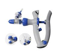 Hylotele Seringue pour bétail Pistolet à seringue pour bétail de 5 ML, injecteur d'animaux d'injection de seringue réglable et Continue pour la volaille