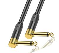 HYLQZAT Débutant Câble Audio Guitare Câble 1/4 Pouce À Angle Droit Pour Guitare Basse Mâle Mandoline Électrique