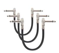 HYLQZAT Débutant Câble Audio Guitare Câble De Pédale D'effet Guitare 6,35 Mm Patch Plat À Angle Droit