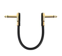 HYLQZAT Débutant Câble Audio Guitare Câble De Pédale D'effet Guitare 6,35 Mm Patch Plat À Angle Droit