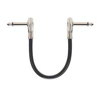 HYLQZAT Débutant Câble Audio Guitare Câble De Pédale D'effet Guitare Patch Plat 6.35mm Connexion Sortie À Angle Droit 1/4 Longueur 15/30cm