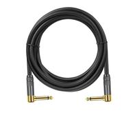 HYLQZAT Débutant Câble Audio Guitare Câble Mâle À Angle Droit De 1/4 Pouces Pour Guitare Basse Mandoline Électrique Professionnelle