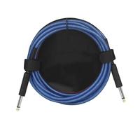 HYLQZAT Débutant Câble Audio Guitare Cordon De Fil Sans Bruit Sortie 6.5mm Ligne Réduction Accessoires Et Pièces Professionnels Pour Guitare(6M Blue)