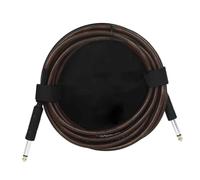 HYLQZAT Débutant Câble Audio Guitare Cordon De Fil Sans Bruit Sortie 6.5mm Ligne Réduction Accessoires Et Pièces Professionnels Pour Guitare(10M Coffee)