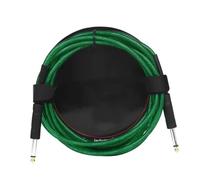 HYLQZAT Débutant Câble Audio Guitare Cordon De Fil Sans Bruit Sortie 6.5mm Ligne Réduction Accessoires Et Pièces Professionnels Pour Guitare(6M Green)