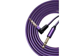 HYLQZAT Débutant Câble Audio Guitare Guitare Électrique Professionnelle Et Amplificateur De Câble Droit À Angle Droit 6,35 Mm