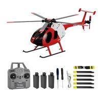 Hylukon Hélicoptère télécommandé, 2,4G RC Helikoptere 4 CH UAV 1:28 à Hauteur Fixe, hélicoptère télécommandé sans Barre Flybarless RTF avec localisation du Flux Optique