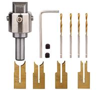 HYLYING Lot de 10 forets à anneaux en bois de 6 à 25 mm - Fraiseuse en carbure de tungstène - Pour fabrication de bagues et de bijoux - Fournitures de décoration