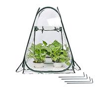 HYLYING Mini serre de 70 x 70 x 80 cm pour intérieur et extérieur, housse de serre portable en PVC avec fenêtre transparente pour jardin, terrasse, maison, jardin
