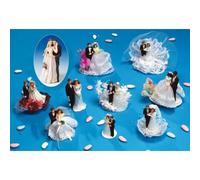 HYMEN NOIR EN PLASTIQUE MARIAGE HAUTEUR 140MM