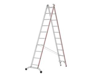 HYMER Échelle transformable, deux plans, 2x10 échelons Hymer Quantité:1