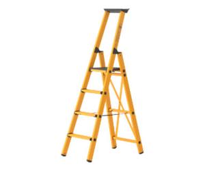 HYMER Escabeau Hymer avec plate-forme, nombre de marches y compris la plate-forme 4 Quantité:1