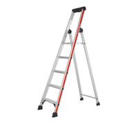 HYMER Escabeau simple avec plate-forme, 5 marches Hymer Quantité:1