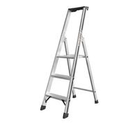 HYMER Hymer Alu-Pro, escabeau à plateforme, un côté accessible, 3 marches Quantité:1