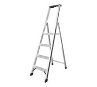 HYMER Hymer Alu-Pro, escabeau à plateforme, unilatéral, 4 marches Quantité:1