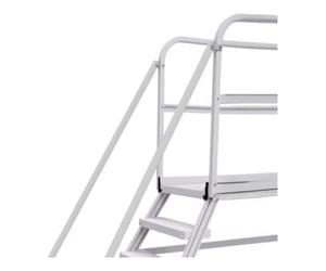 HYMER Hymer Rampe pour escaliers de palier, utilisable des deux côtés, pour 8 marches, avec matériel de fixation Quantité:1