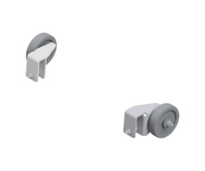 HYMER Kit de roulettes pour marchepied pour machines, pour nombre de marches 2-5 Hymer Quantité:1