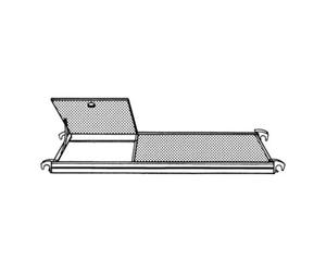HYMER Plate-forme avec trappe d'accès 1,90x0,65 m Hymer Quantité:1