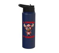 Hymne du Canada | Moose | Fête du Canada | Fête du Dominion | Drapeau canadien Stainless Steel Insulated Water Bottle