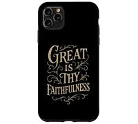 Hymne - Great is Thy Fidélité - Culte de louange chrétienne Coque pour iPhone 11 Pro Max