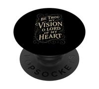 Hymnes - Be Thou My Vision - Verset biblique chrétien Religieux PopSockets PopGrip Adhésif