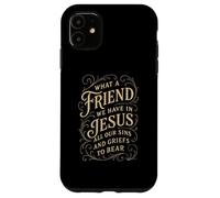 Hymnes : Quel ami Nous Avons en Jésus, Christian Vintage Faith Coque pour iPhone 11