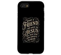 Hymnes : Quel ami Nous Avons en Jésus, Christian Vintage Faith Coque pour iPhone SE (2020) / 7/8